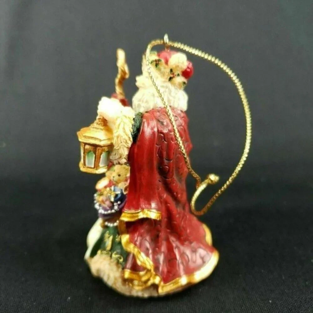 San Francisco Music Box Santa Ornament Christmas Medley Joan‎ Pilallis No Music